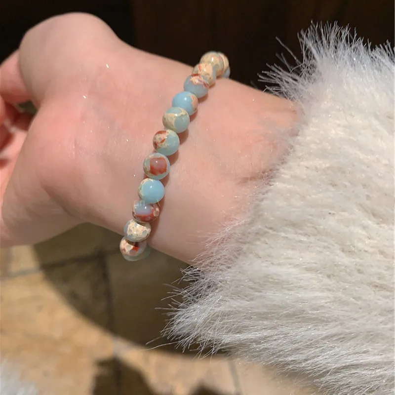 JIUHUASHAN Shoushan Stone Bracelets Unisex-1