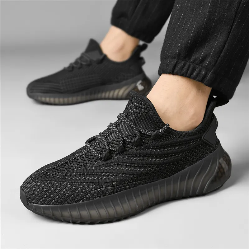 AOKANG Running Shoes Men Low Top Black-8