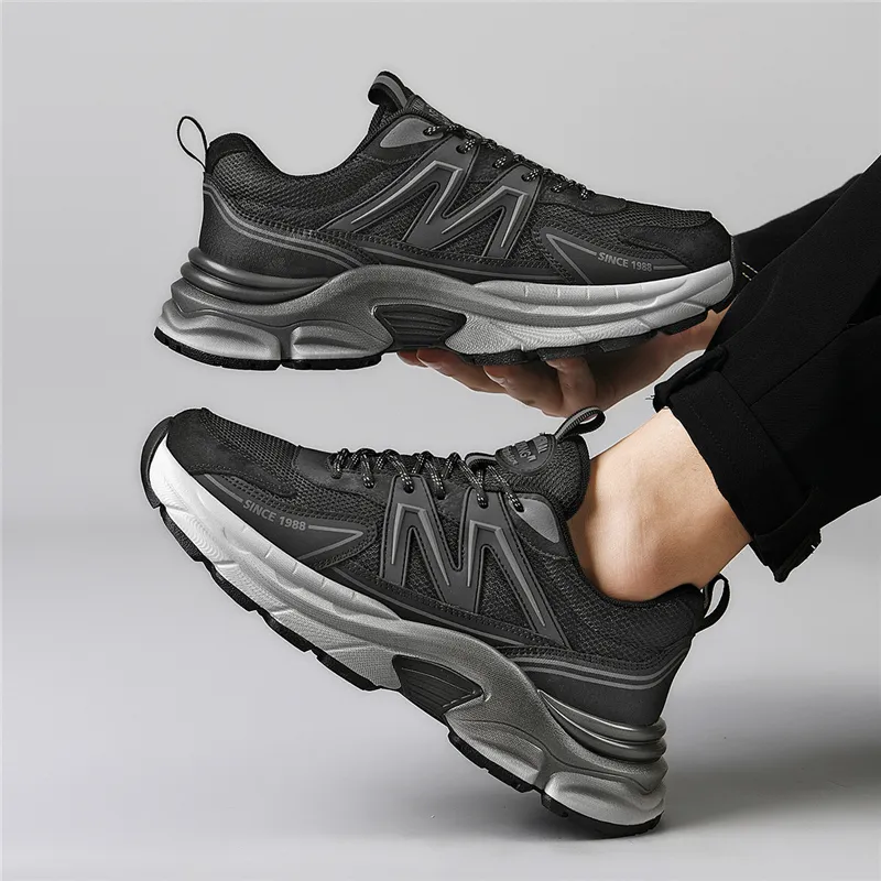 AOKANG Cushioning Anti-Slip And Wear-Resistant Low-Top Outdoor Shoes Men's Black-17