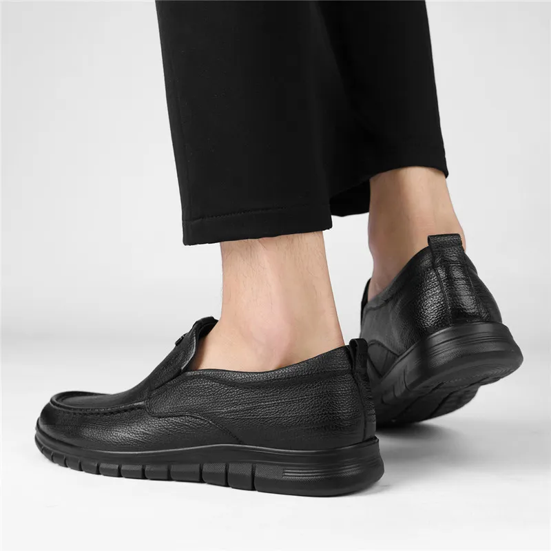 AOKANG Dress Shoes Men's Black Exclusive Box-7