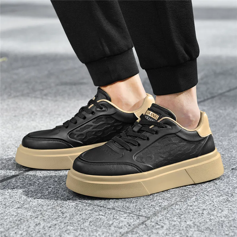 AOKANG Height Increasing Wear-Resistant Lightweight Slip-Resistant Low-Top Casual Shoes Men's Exclusive Box-10