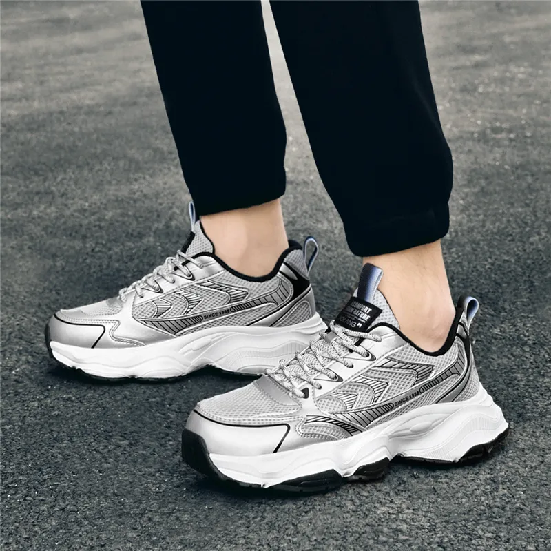 AOKANG Height Increasing Wear-Resistant Breathable Slip-Resistant Low-Top Chunky Sneakers Men's-20