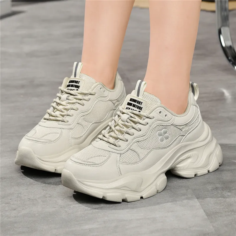 AOKANG Wear-Resistant Slip-Resistant Low-Top Chunky Sneakers Women's-20