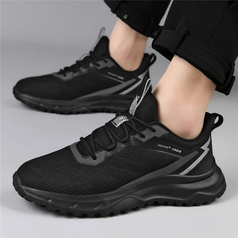 AOKANG Running Shoes Men Low Top Beige/Black-20