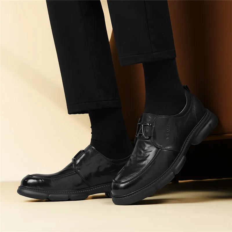 AOKANG Casual Single Shoes Men Black Box-9