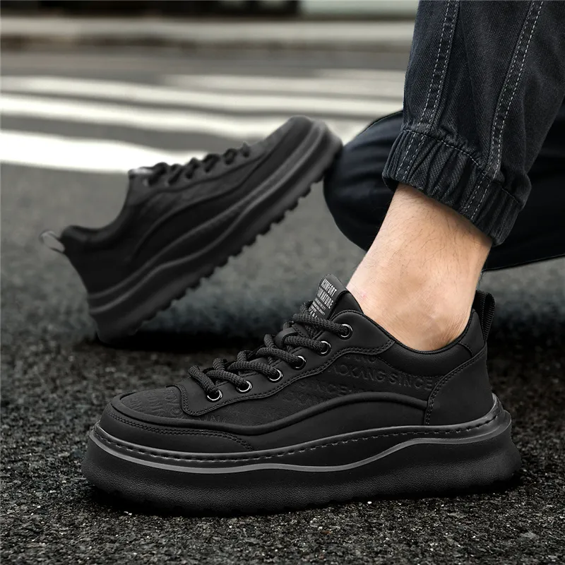 AOKANG Abrasion Resistant Lightweight Height Increasing Low Top Skateboard Shoes Men Exclusive Box-20