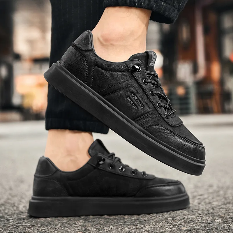 AOKANG Lightweight Wear-Resistant And Slip-Resistant Low-Top Skateboard Shoes Men's Exclusive Box-9