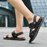 AOKANG Beach Sandals Men Black