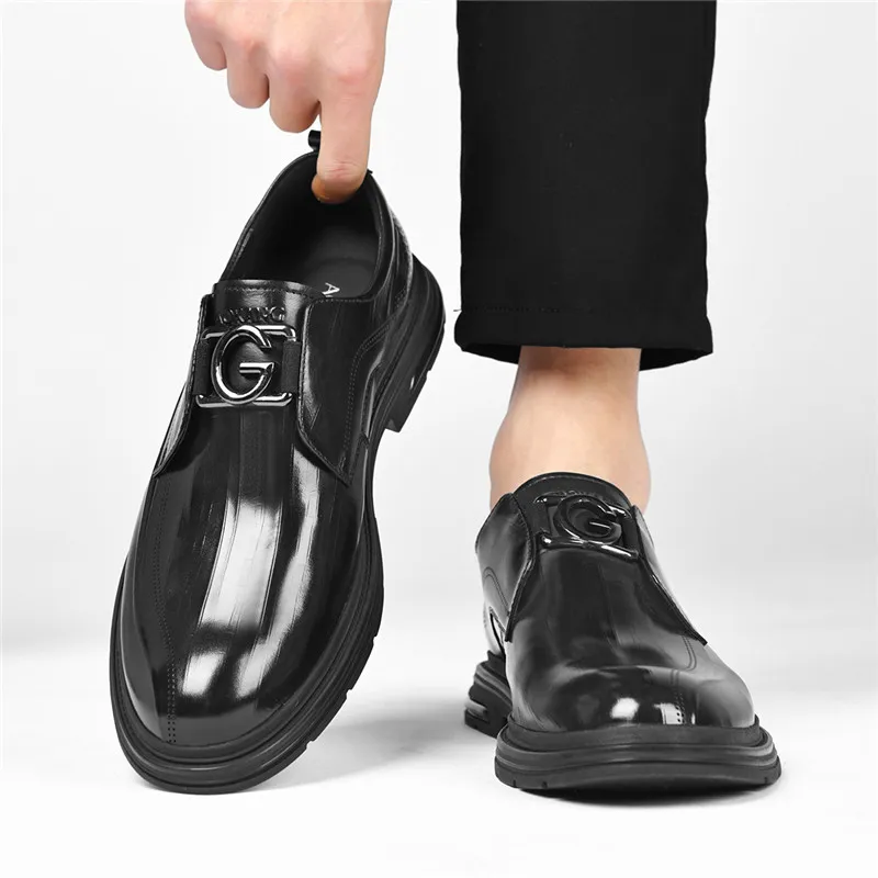 AOKANG Soft Sole Wear Resistant Comfortable Lightweight Fashion Men's Casual Shoes Men's Black-5