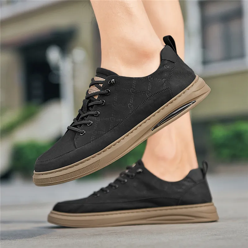 AOKANG Wear-Resistant Slip-Resistant Low-Top Skateboard Shoes Men's Exclusive Box-22