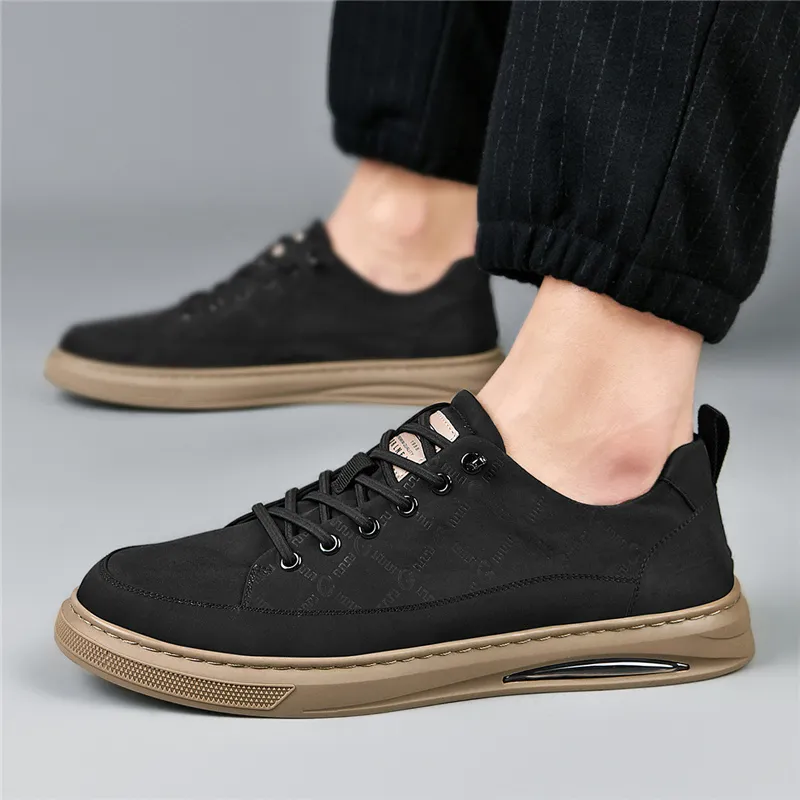 AOKANG Wear-Resistant Slip-Resistant Low-Top Skateboard Shoes Men's Exclusive Box-19