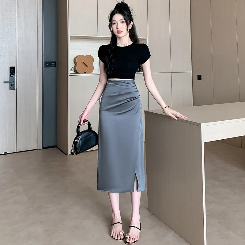 AHDO Casual Long Skirts Women's-2