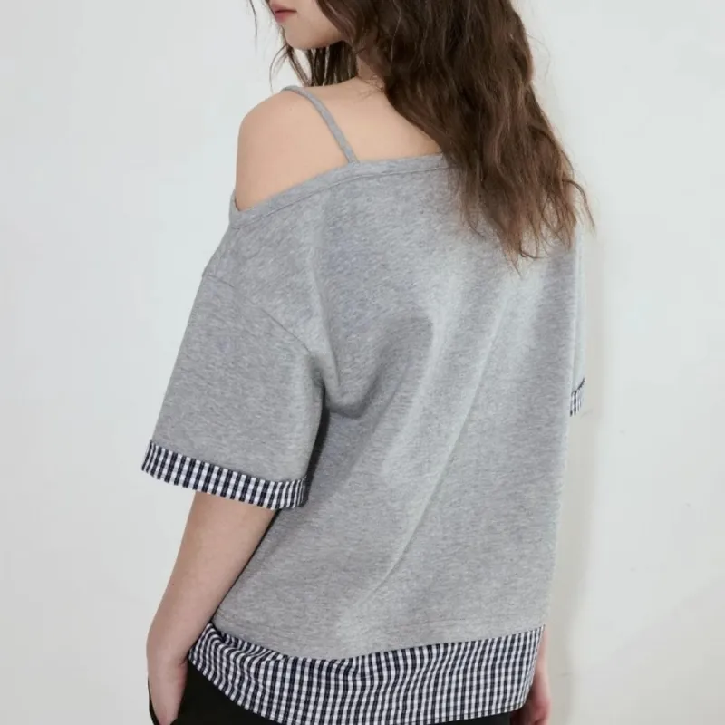 AHDO T Shirts Women's Gray-4