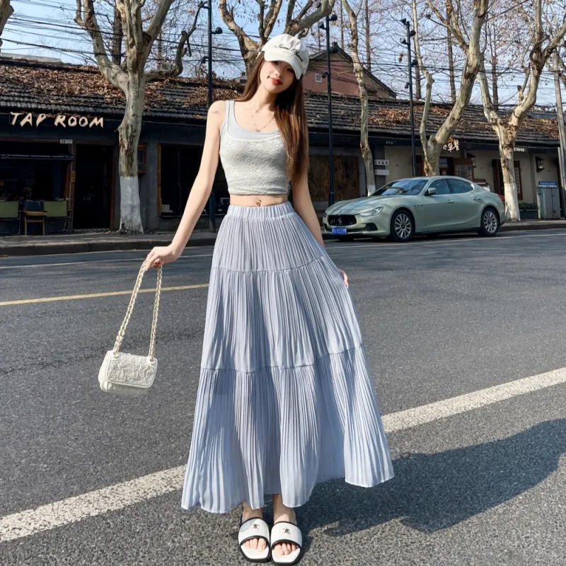 AHDO Casual Long Skirts Women's-14