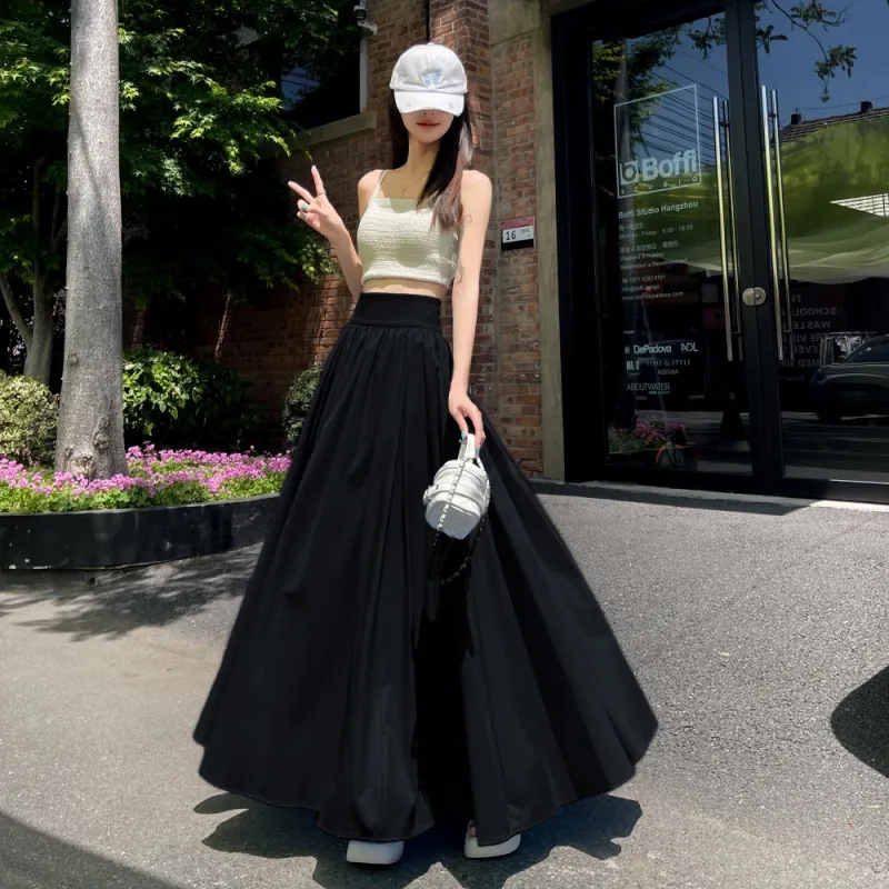 AHDO Casual Long Skirts Women's-14
