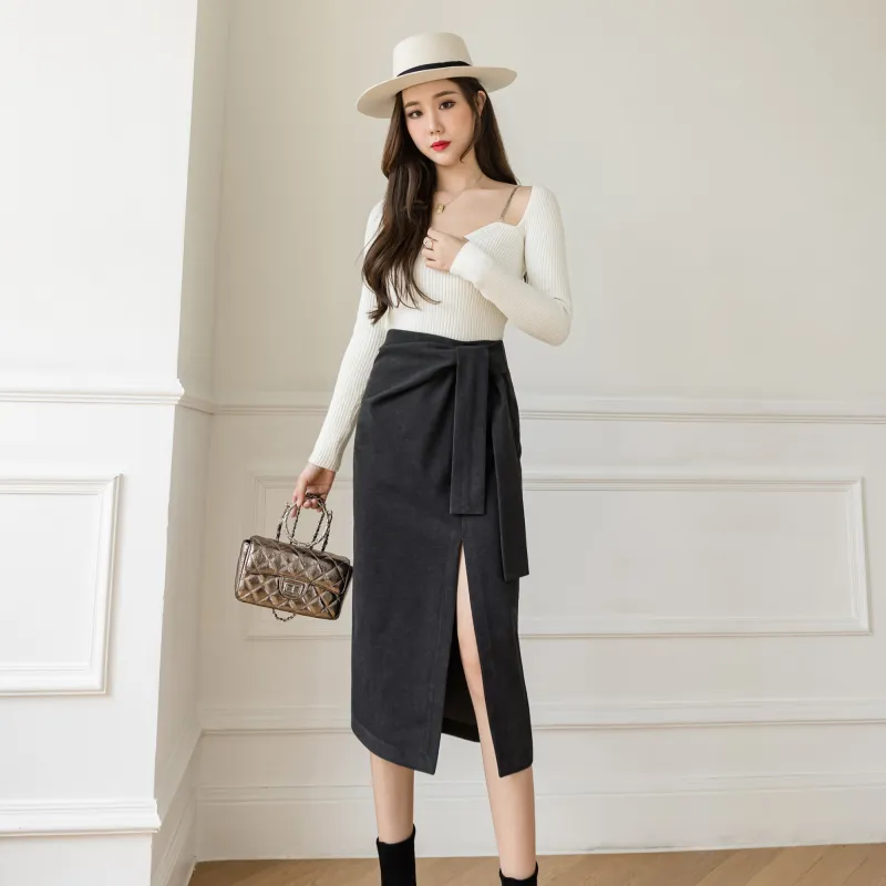 AHDO Casual Long Skirts Women's-12