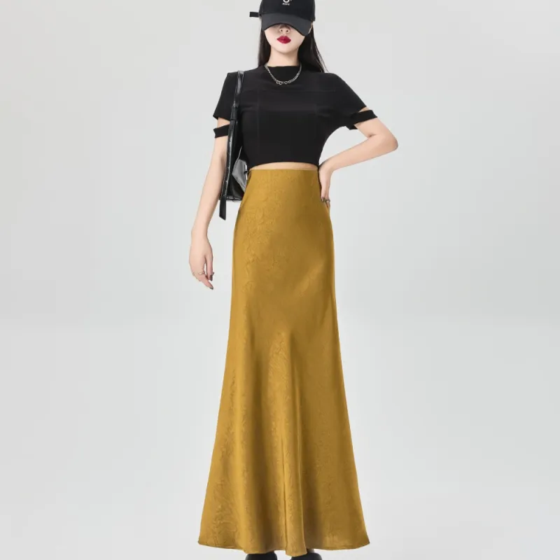 AHDO Casual Long Skirts Women's-13