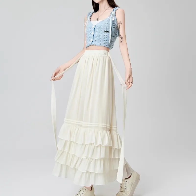 AHDO Casual Long Skirts Women's-2