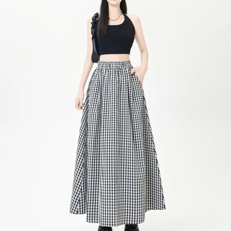 Fashion Casual Long Skirt Women's-25
