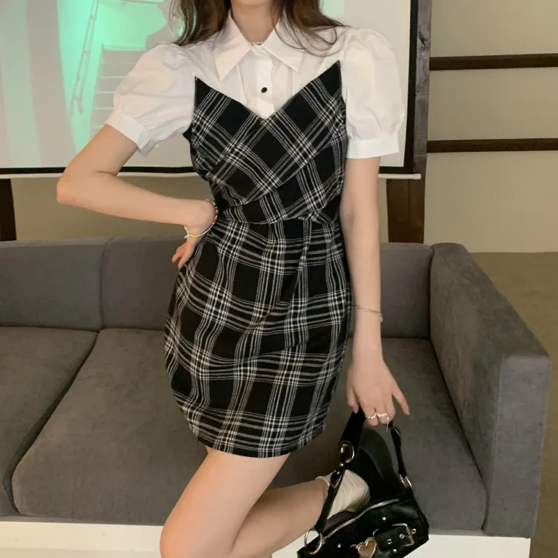 AHDO Short Sleeved Dresses Women's-2