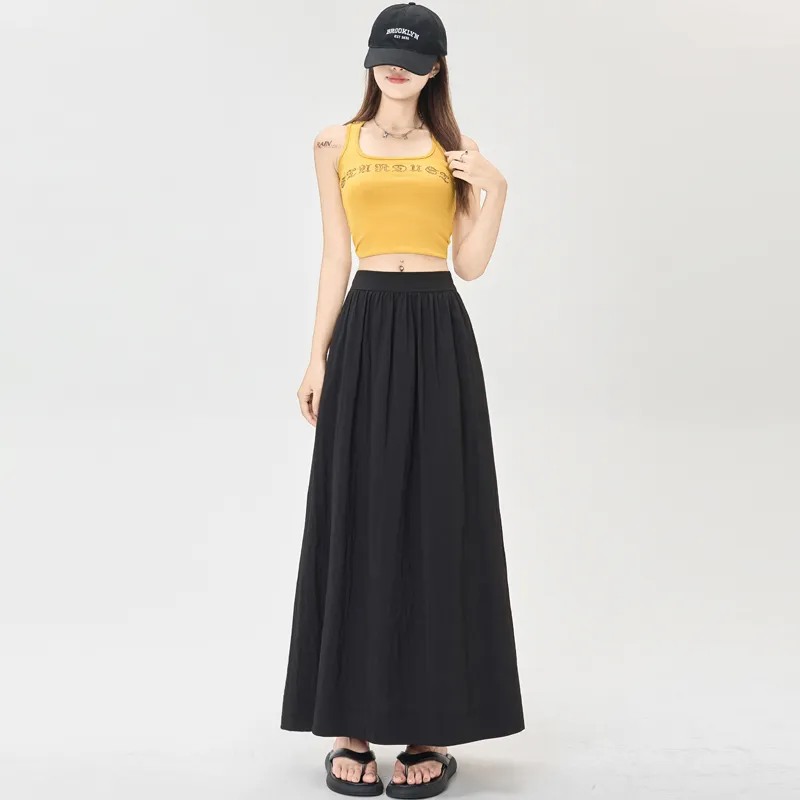 AHDO Casual Long Skirts Women's-12