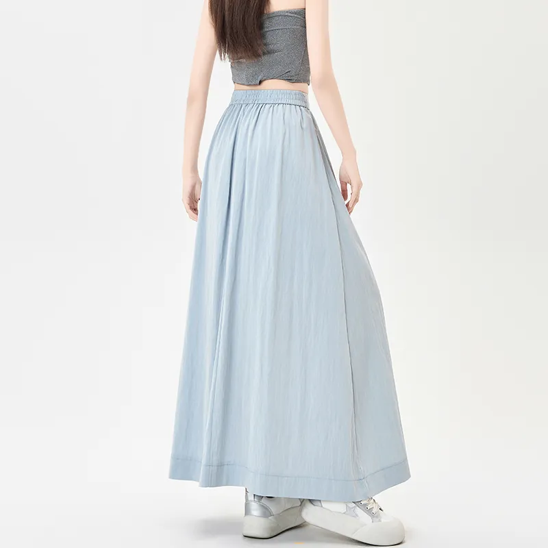 AHDO Casual Long Skirts Women's-4