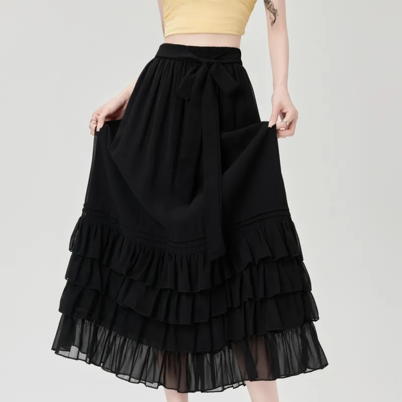 AHDO Casual Long Skirts Women's-11