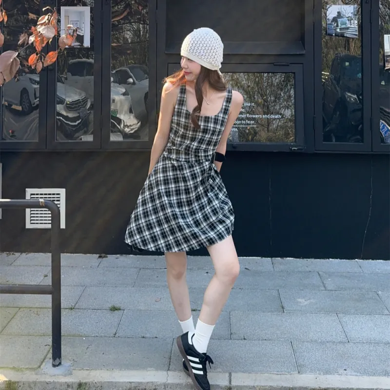 AHDO Sleeveless Dresses Women's-3