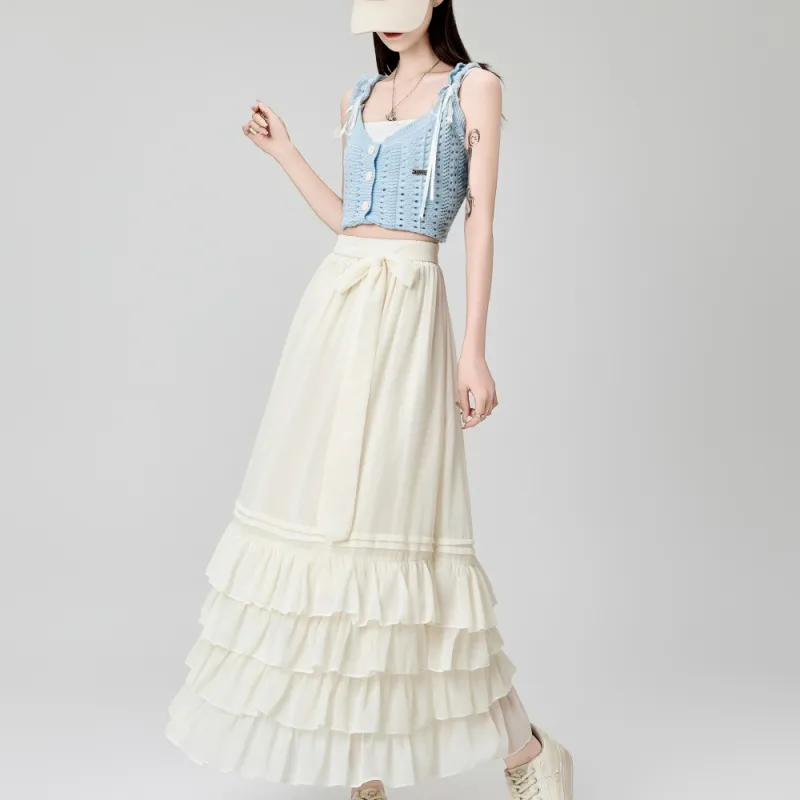 AHDO Casual Long Skirts Women's-4