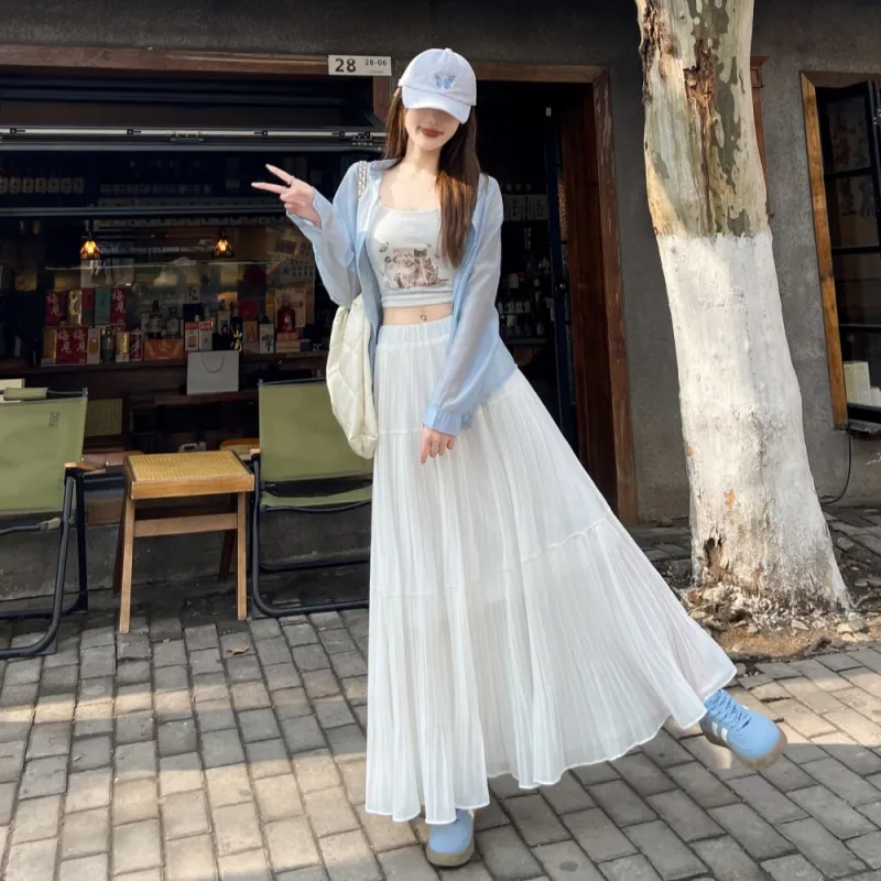 AHDO Casual Long Skirts Women's-20