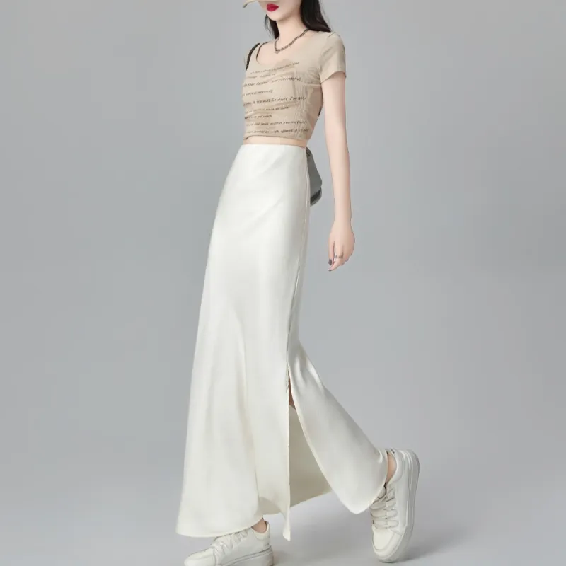 AHDO Casual Long Skirts Women's-8