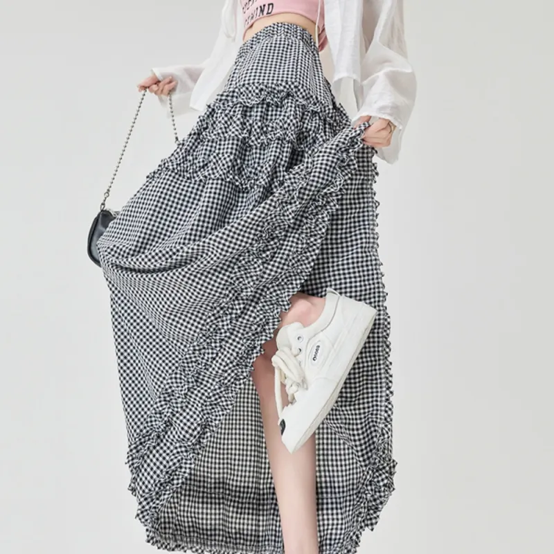 AHDO Casual Long Skirts Women's-6