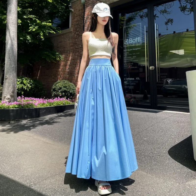 AHDO Casual Long Skirts Women's-8