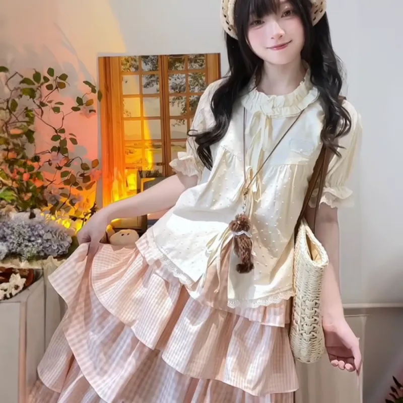 AHDO Two Piece Skirt Sets Women's-3