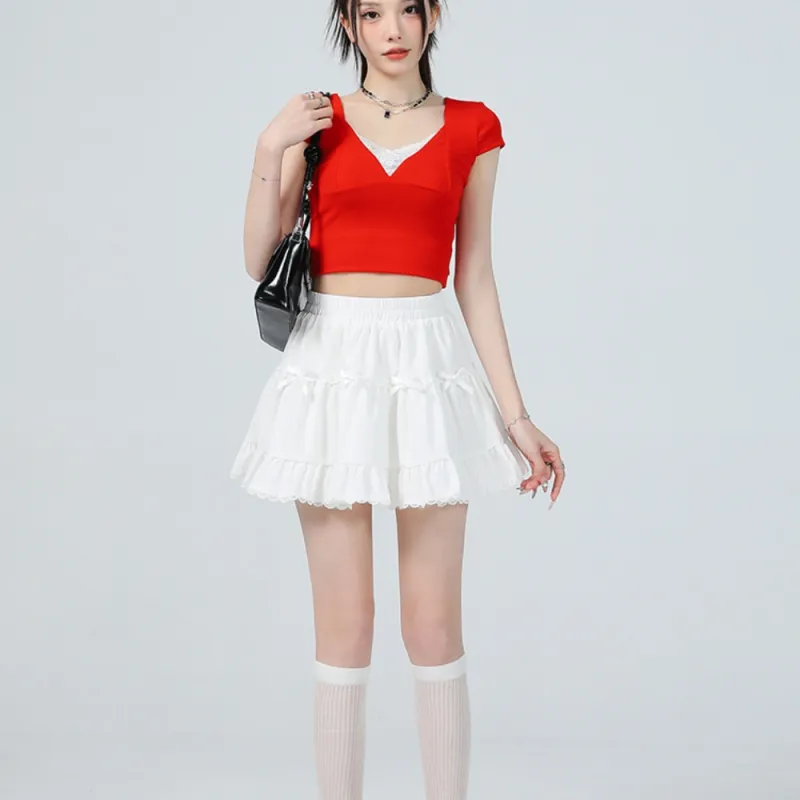 AHDO Casual Short Skirts Women's-2
