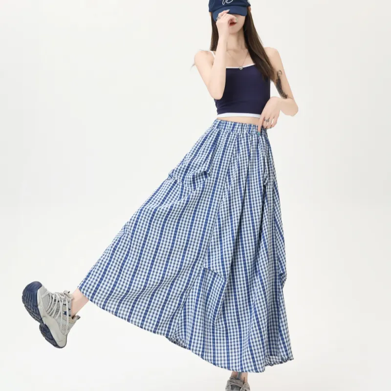 AHDO Casual Long Skirts Women's-11