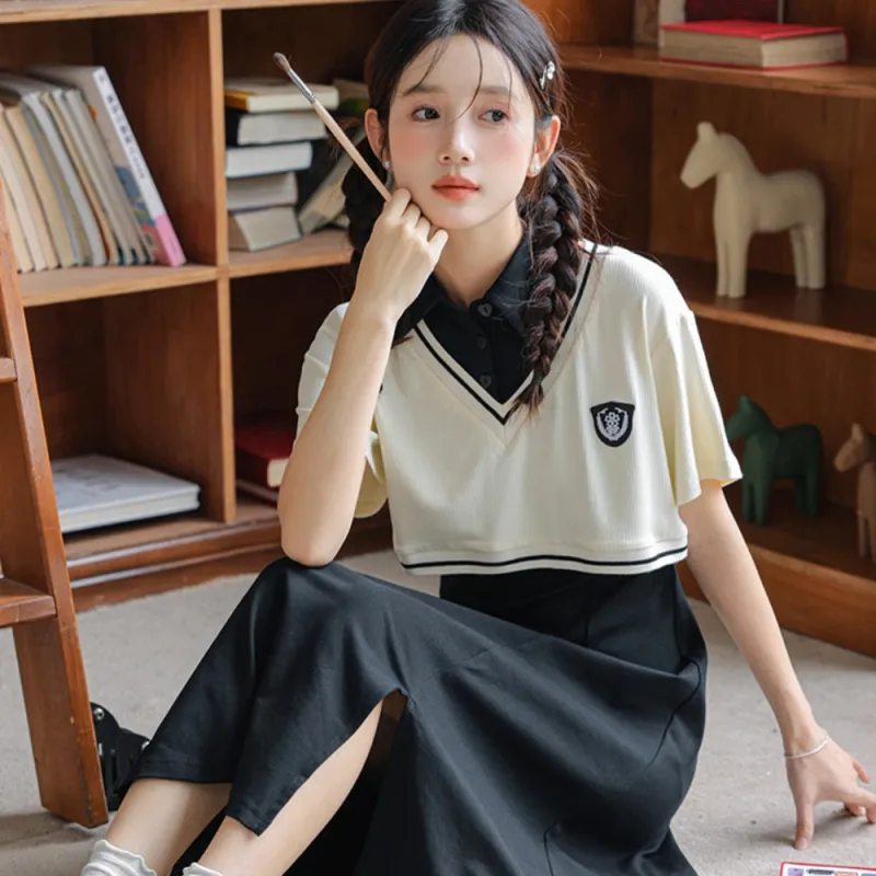 AHDO Two Piece Skirt Sets Women's-2