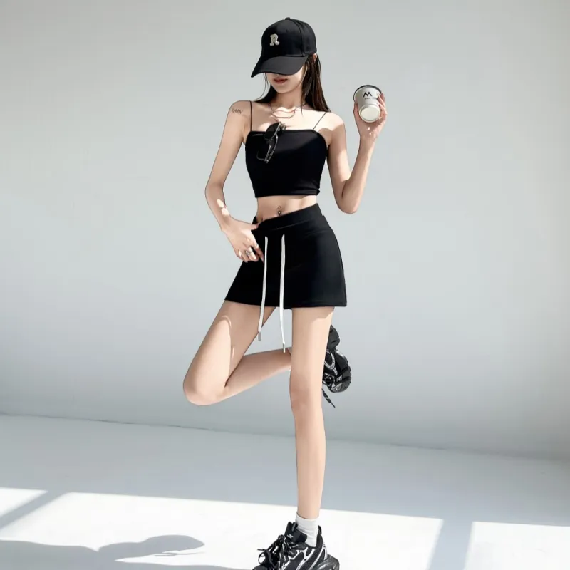 AHDO Casual Short Skirts Women's-5