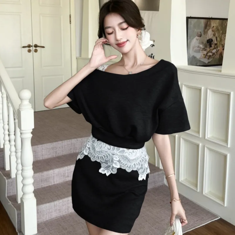 AHDO Two Piece Skirt Sets Women's-11