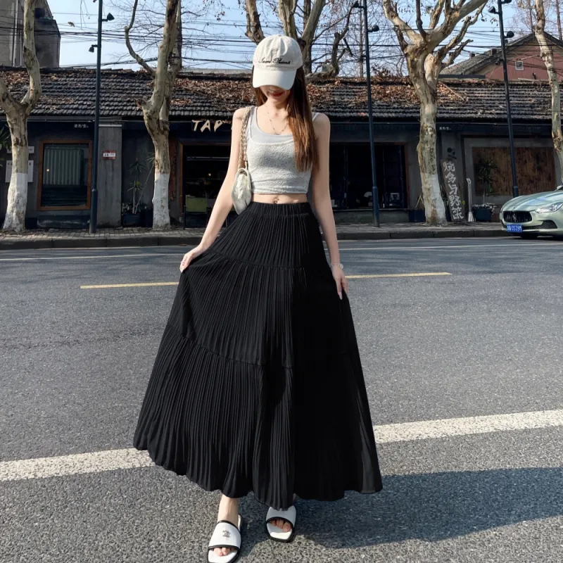 AHDO Casual Long Skirts Women's-26
