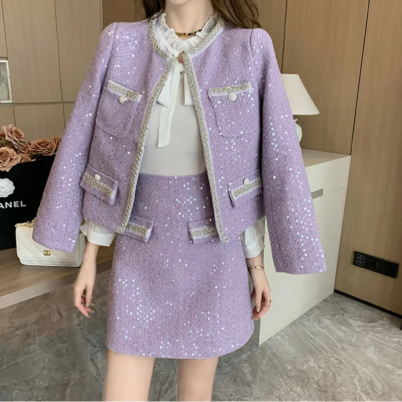 AHDO Two Piece Skirt Sets Women's-2