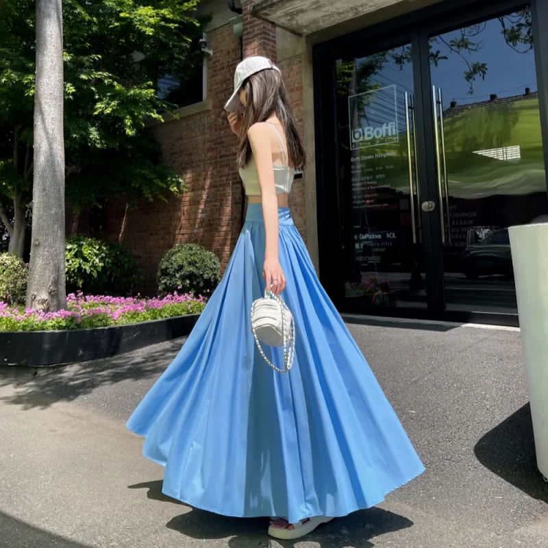 AHDO Casual Long Skirts Women's-9