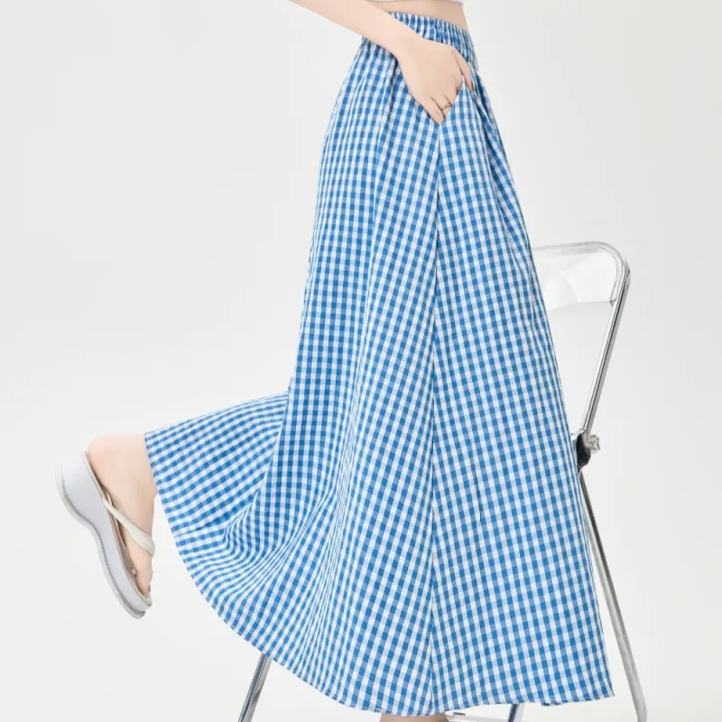 Fashion Casual Long Skirt Women's-17