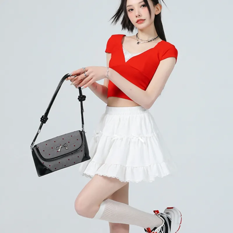 AHDO Casual Short Skirts Women's-3