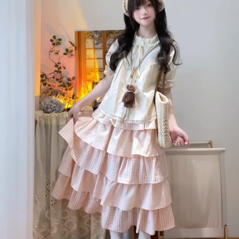 AHDO Two Piece Skirt Sets Women's-4