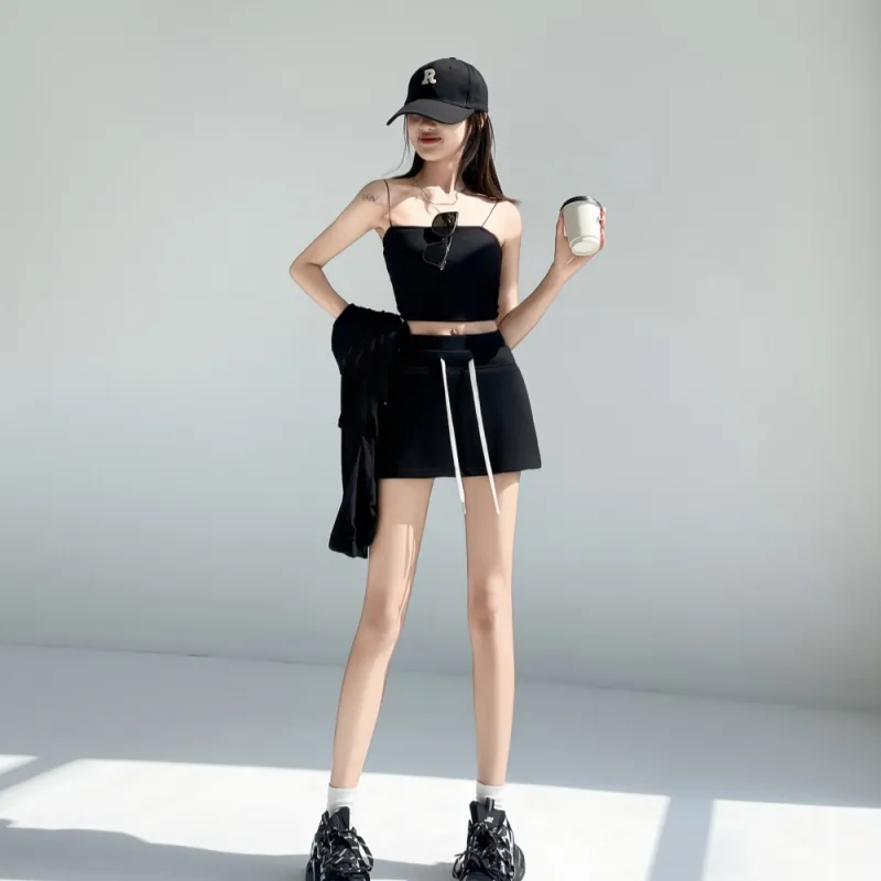 AHDO Casual Short Skirts Women's-3