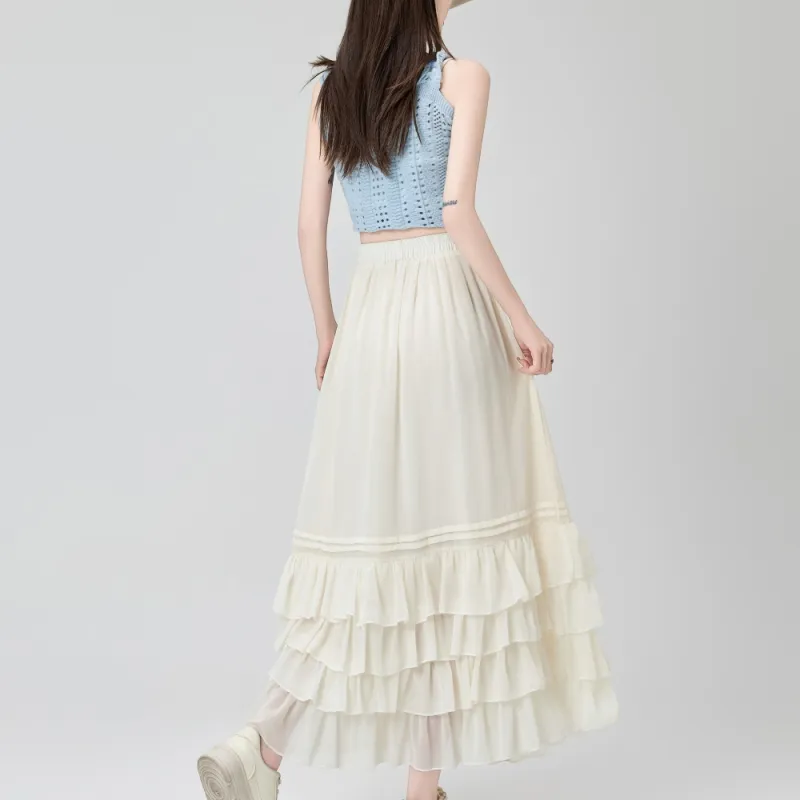 AHDO Casual Long Skirts Women's-6