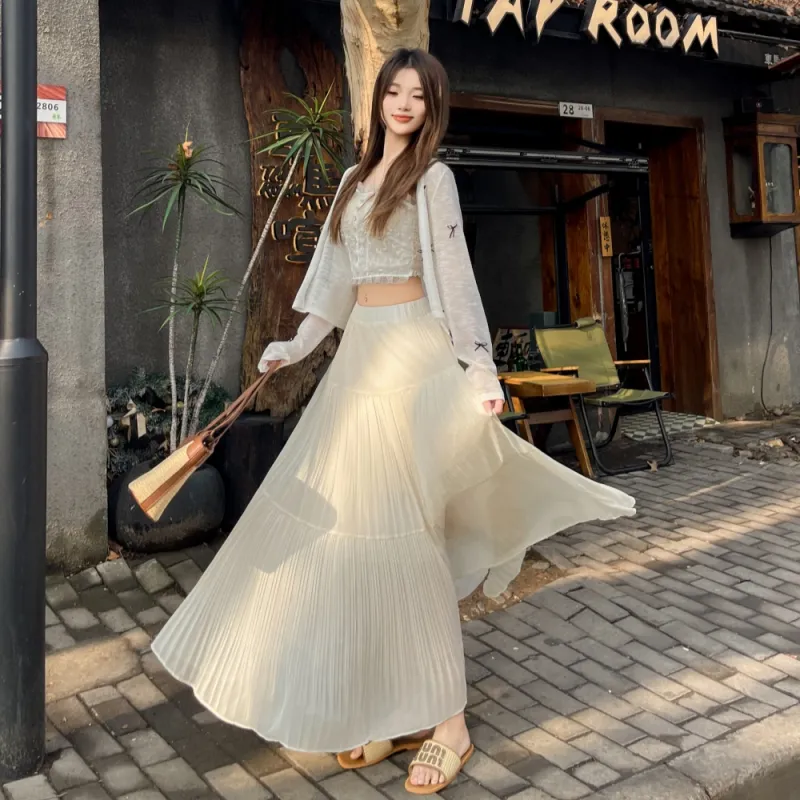 AHDO Casual Long Skirts Women's-10