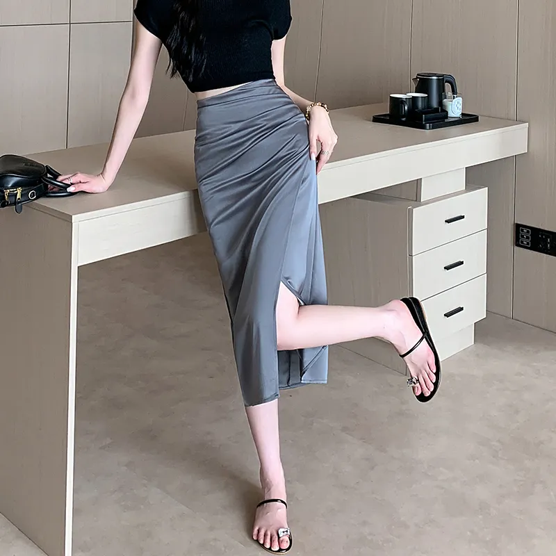 AHDO Casual Long Skirts Women's-4