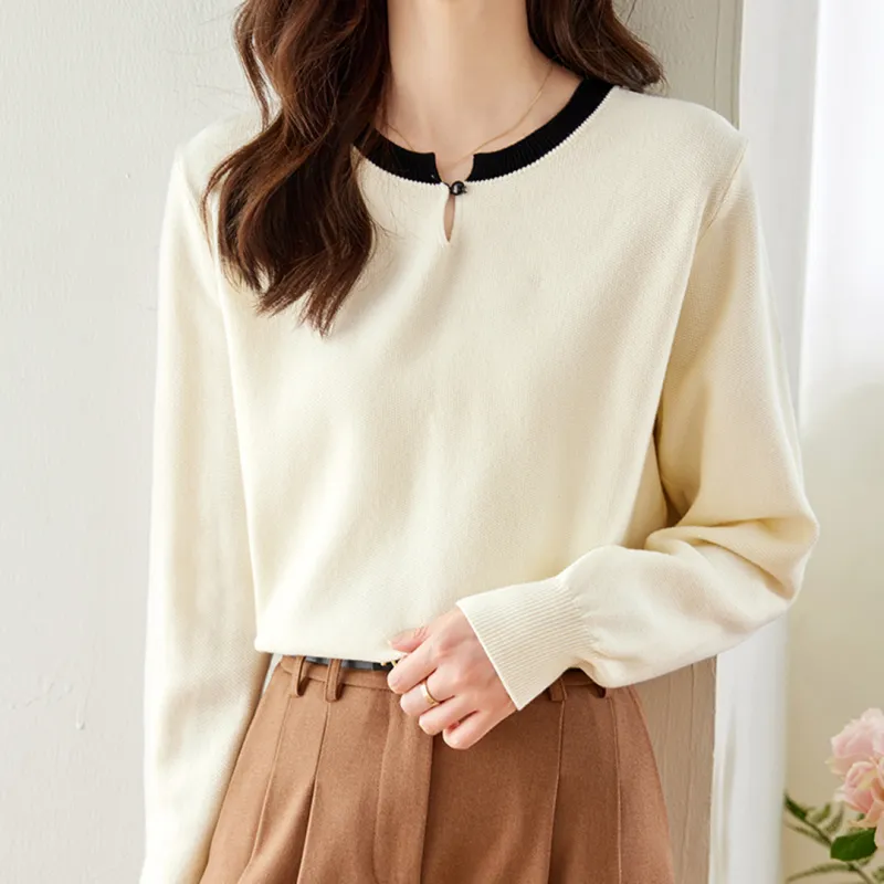 AHDO Knitwear Women's Apricot-7
